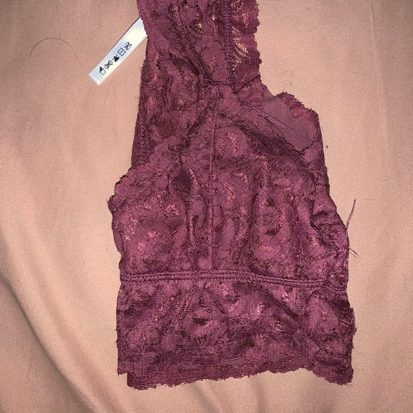 burgundy bralette - Picture 4 of 4